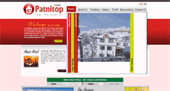 Desktop Screenshot of hotelpatnitop.com