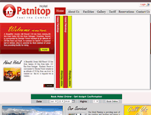 Tablet Screenshot of hotelpatnitop.com